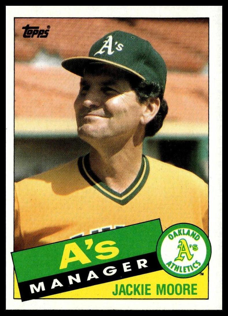 1985 Topps #38 Jackie Moore