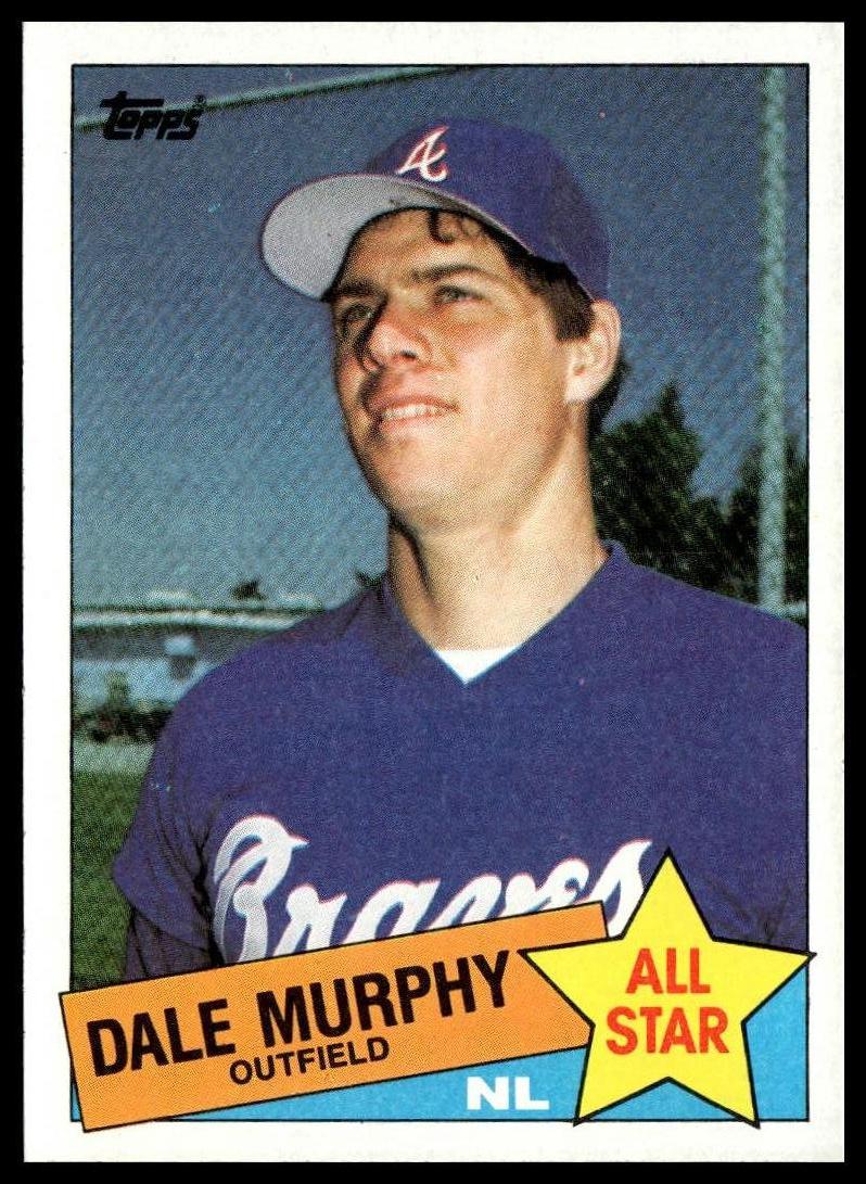 1985 Topps #716 Dale Murphy