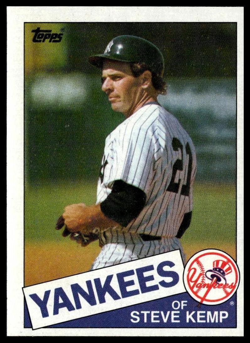 1985 Topps #120 Steve Kemp