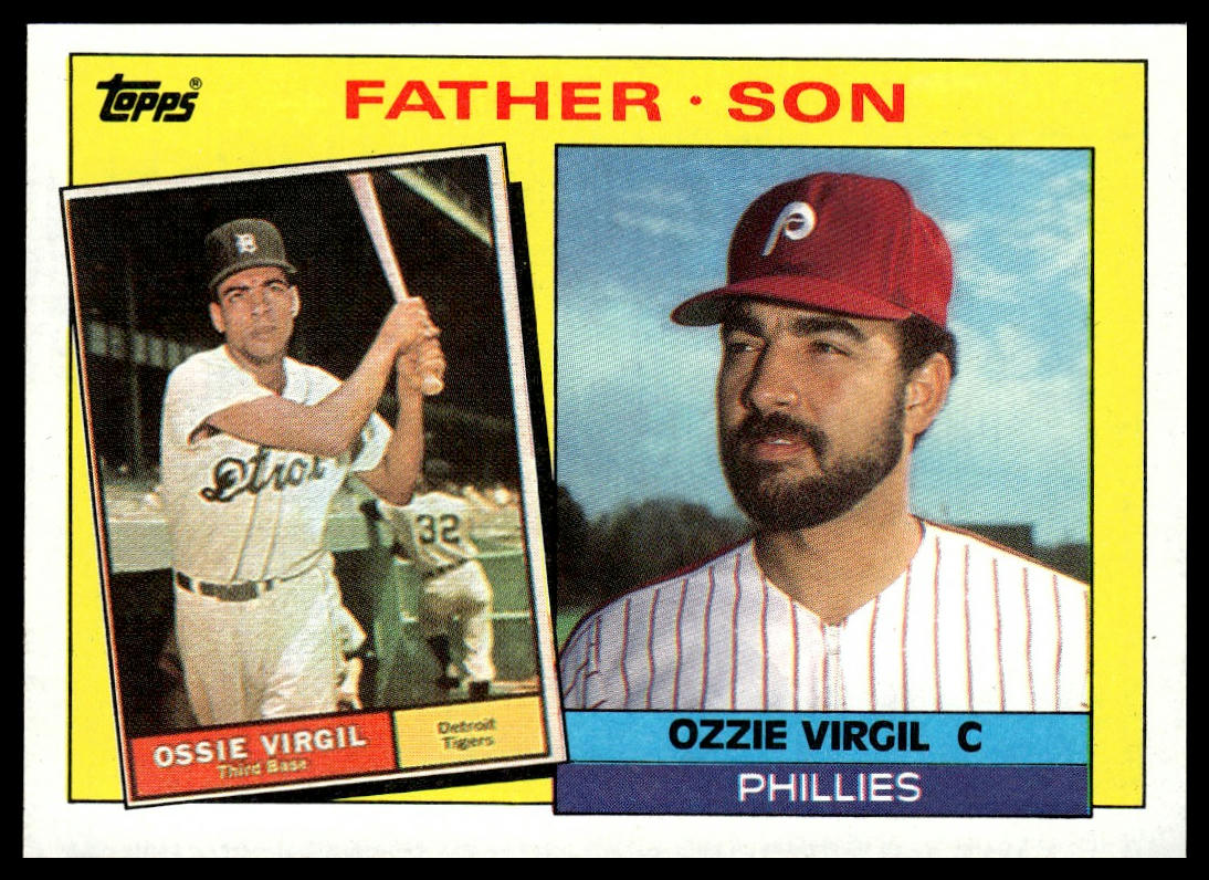 1985 Topps #143 Ossie Virgil / Ozzie Virgil F&S