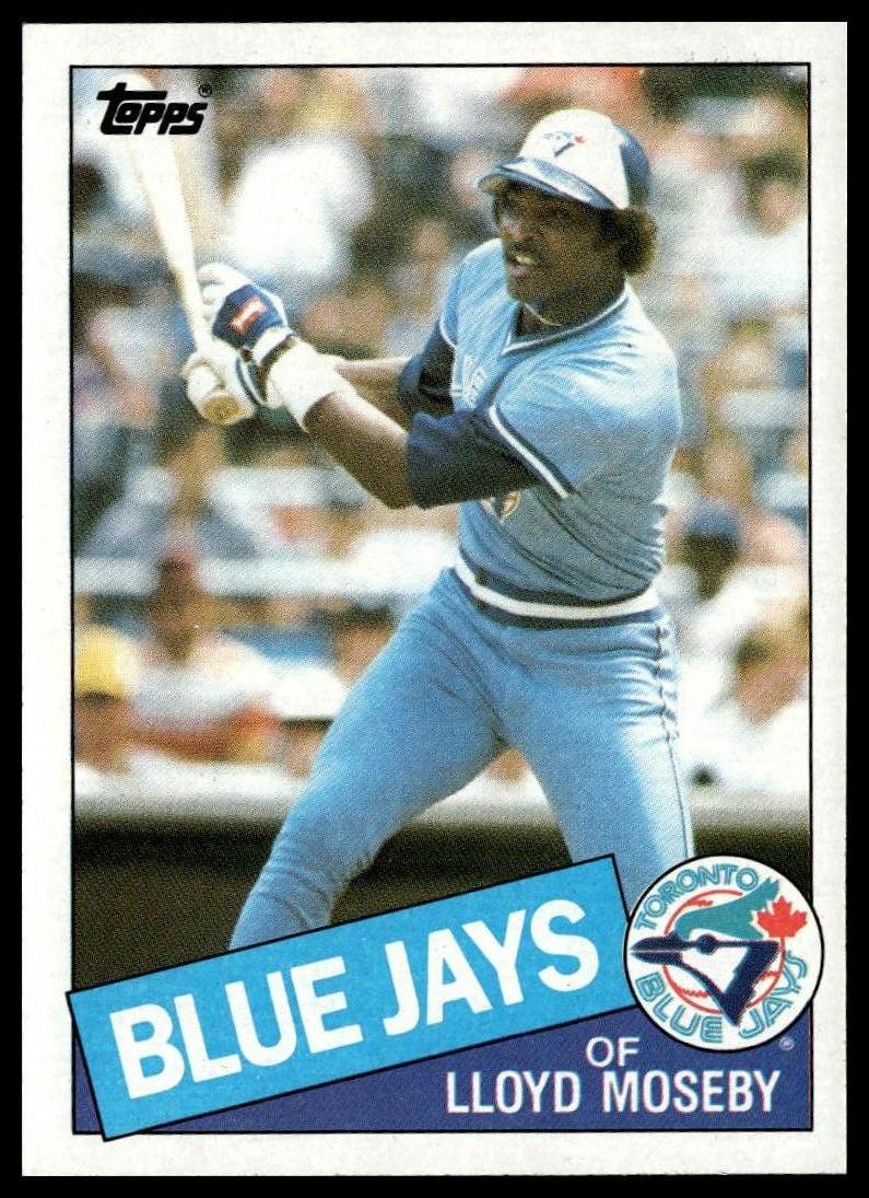 1985 Topps #545 Lloyd Moseby