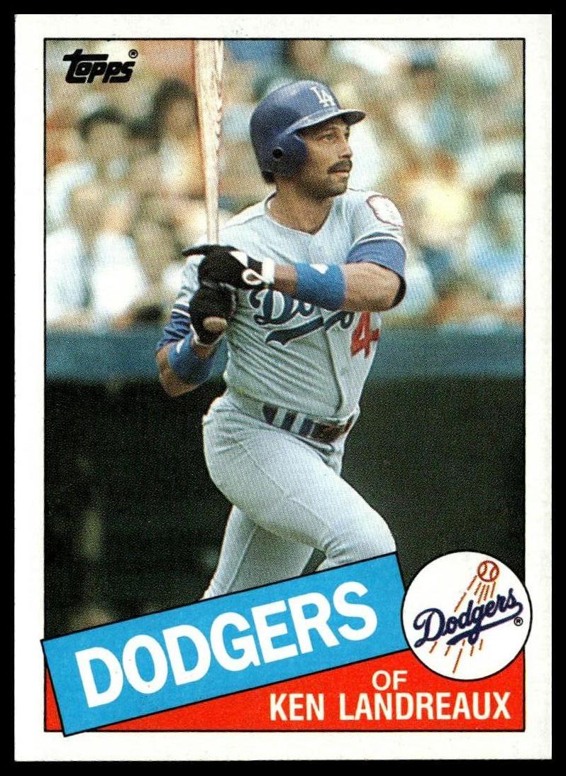 1985 Topps #418 Ken Landreaux
