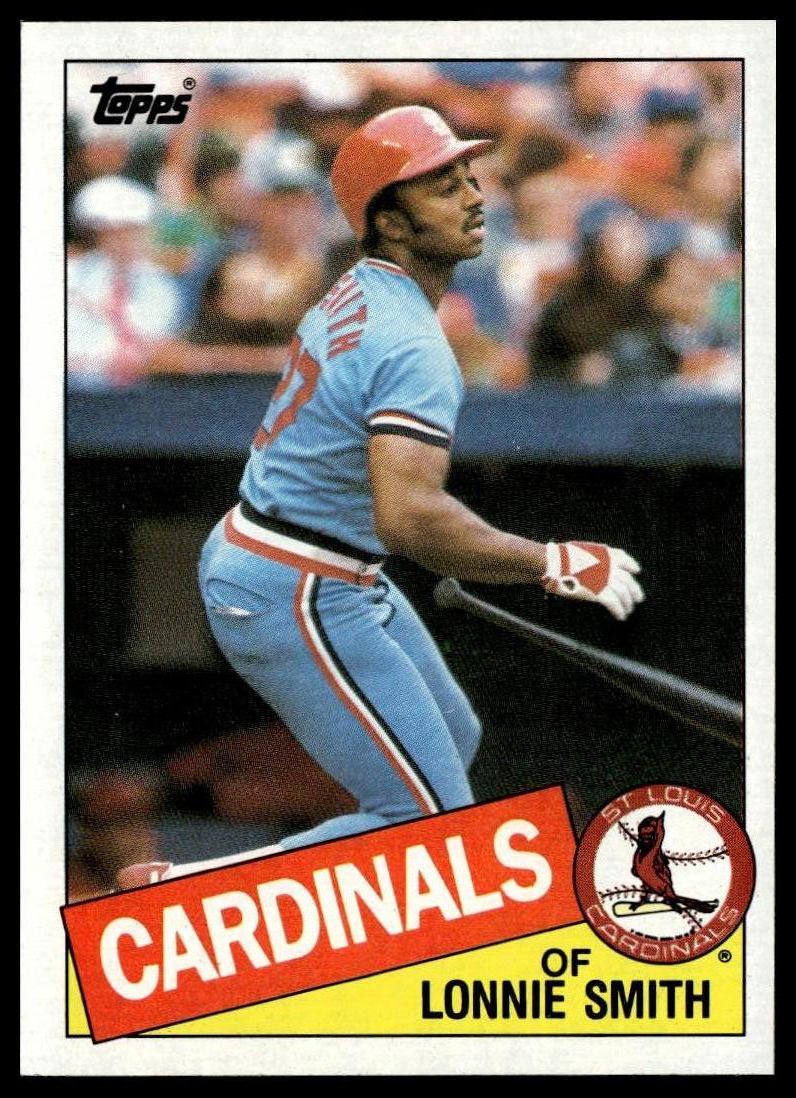 1985 Topps #255 Lonnie Smith