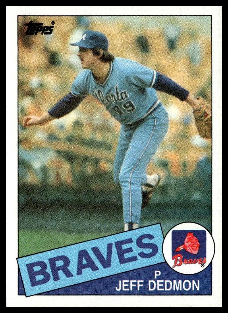 1985 Topps #602 Jeff Dedmon