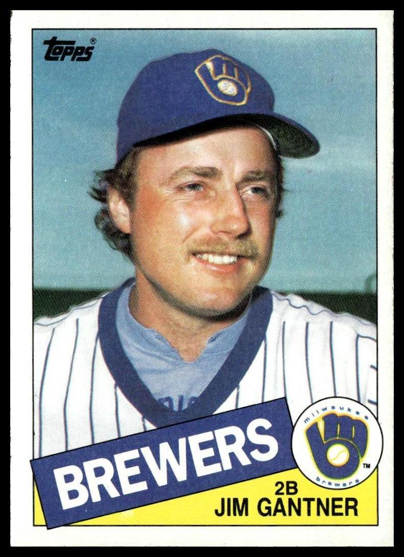 1985 Topps #781 Jim Gantner