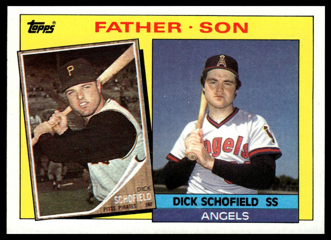 1985 Topps #138 Dick Schofield / Dick Schofield F&S