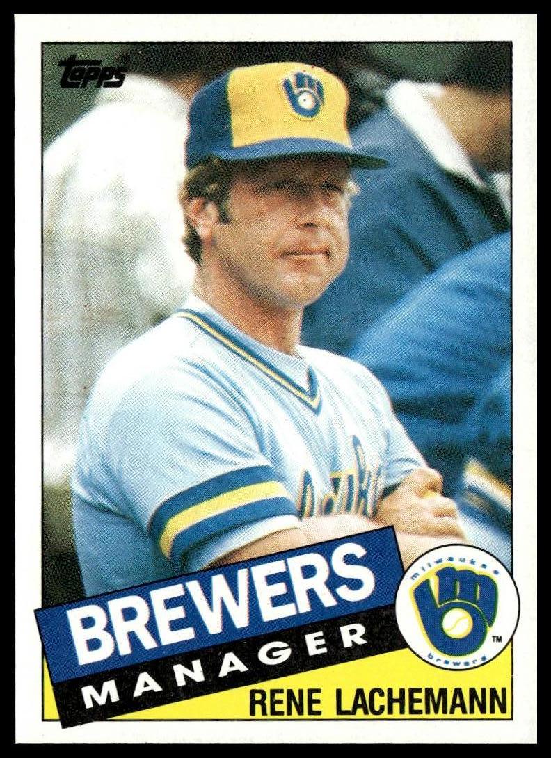 1985 Topps #628 Rene Lachemann
