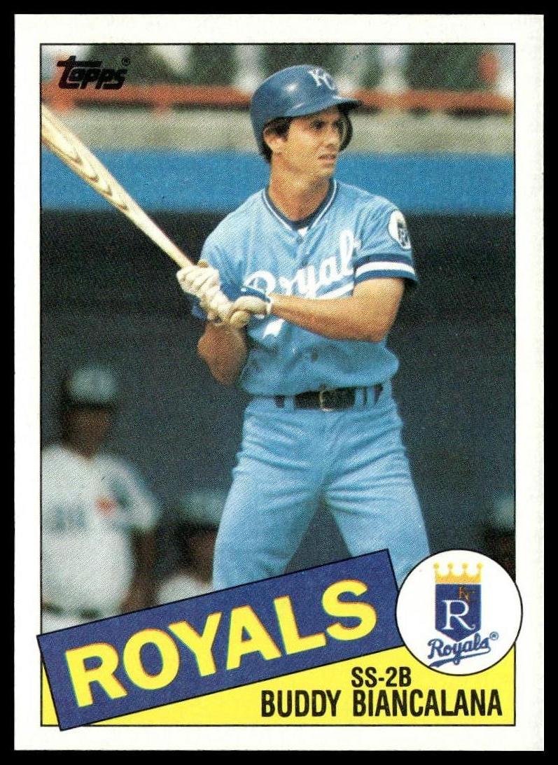1985 Topps #387 Buddy Biancalana