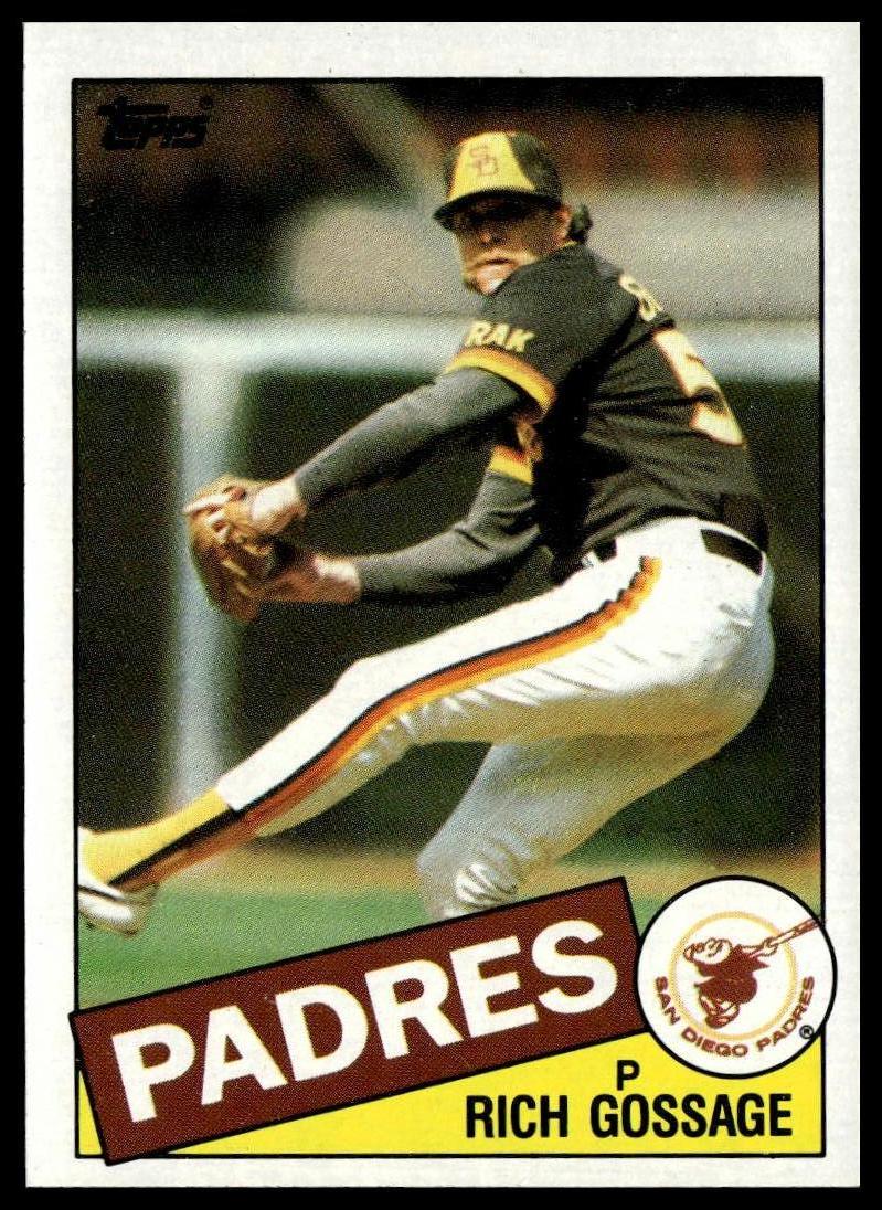 1985 Topps #90 Rich Gossage