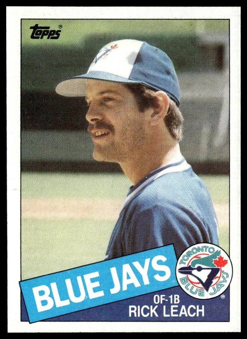 1985 Topps #593 Rick Leach