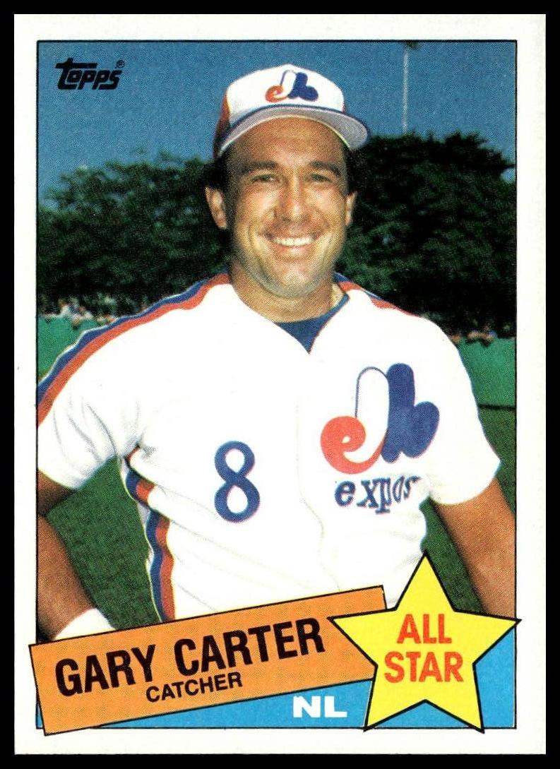 1985 Topps #719 Gary Carter