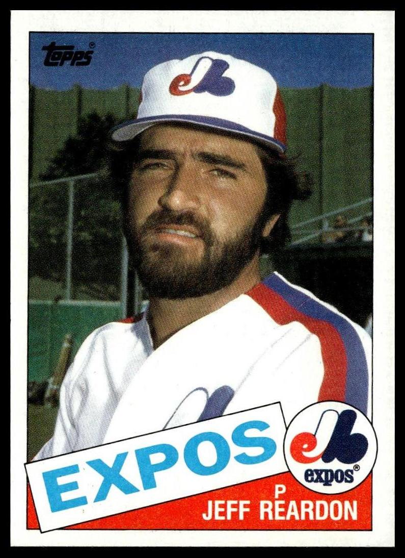 1985 Topps #375 Jeff Reardon