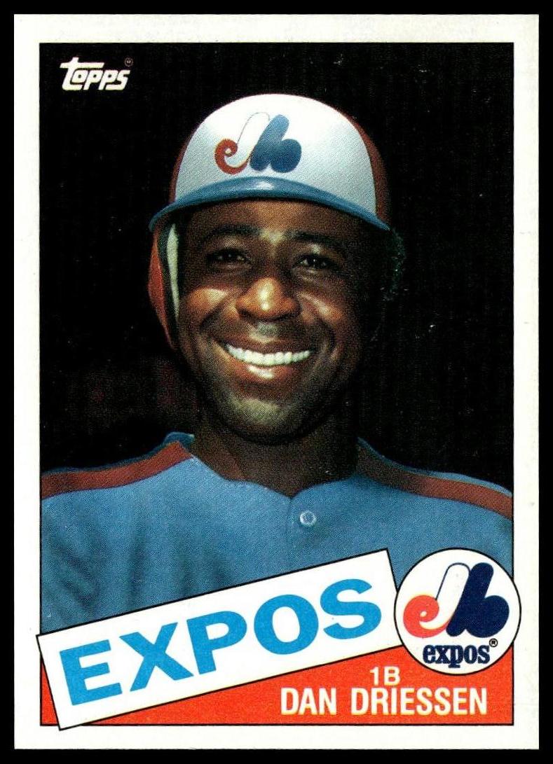 1985 Topps #285 Dan Driessen