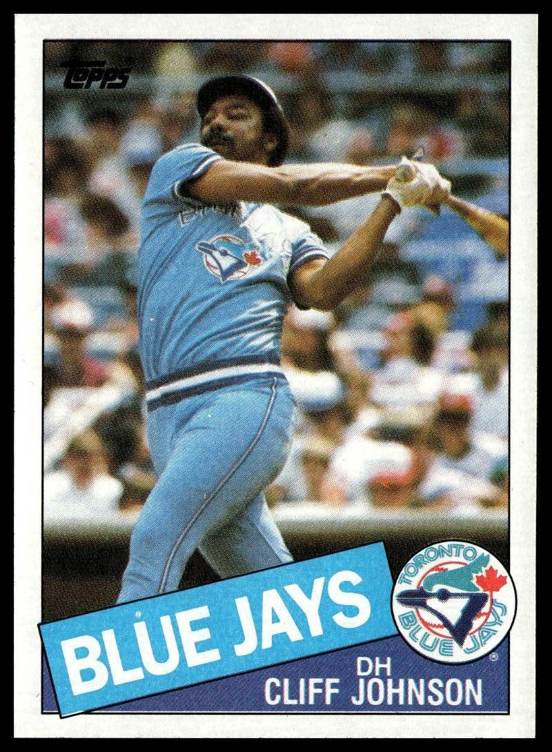 1985 Topps #568 Cliff Johnson