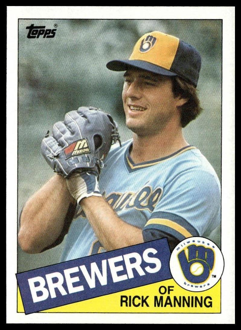 1985 Topps #603 Rick Manning