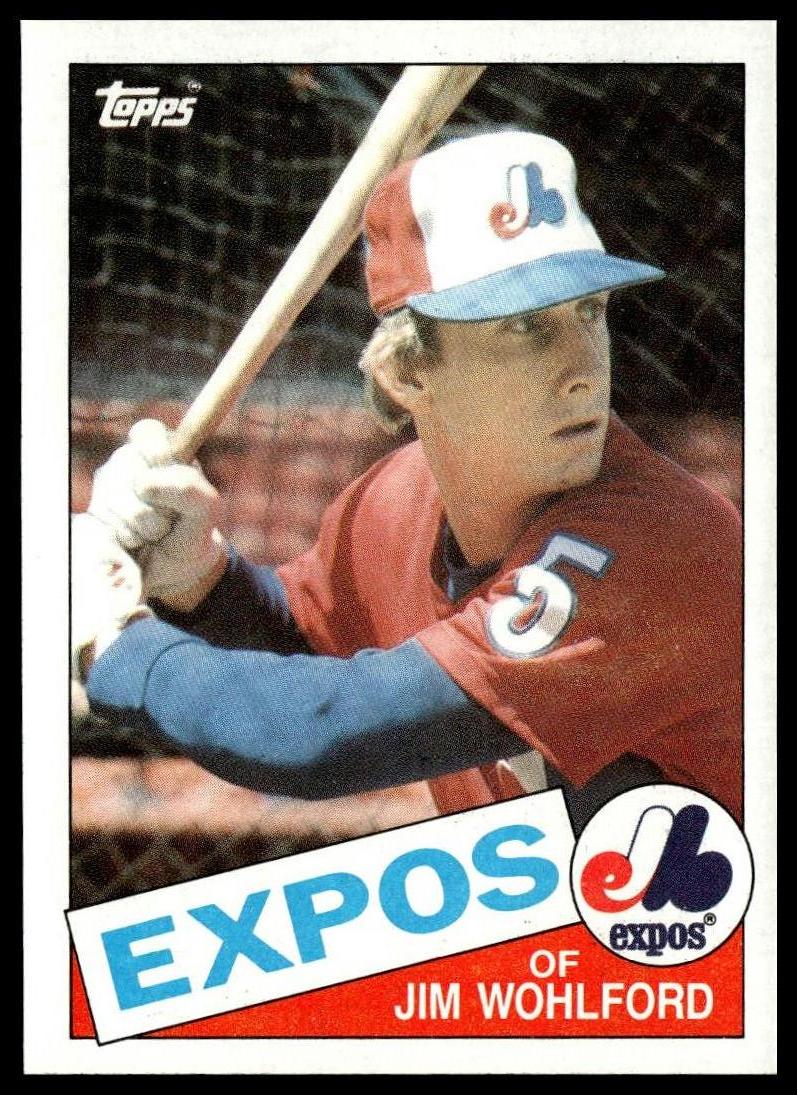 1985 Topps #787 Jim Wohlford