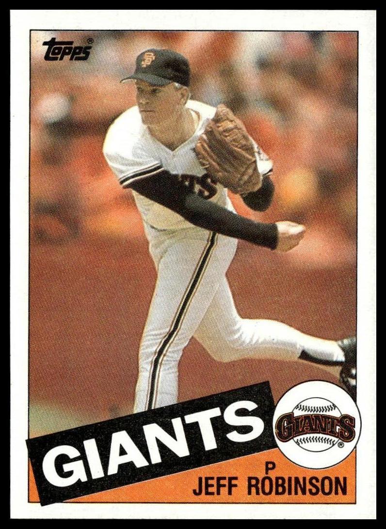 1985 Topps #592 Jeff Robinson