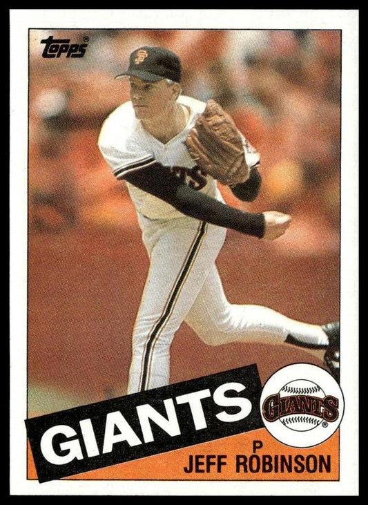 1985 Topps #592 Jeff Robinson