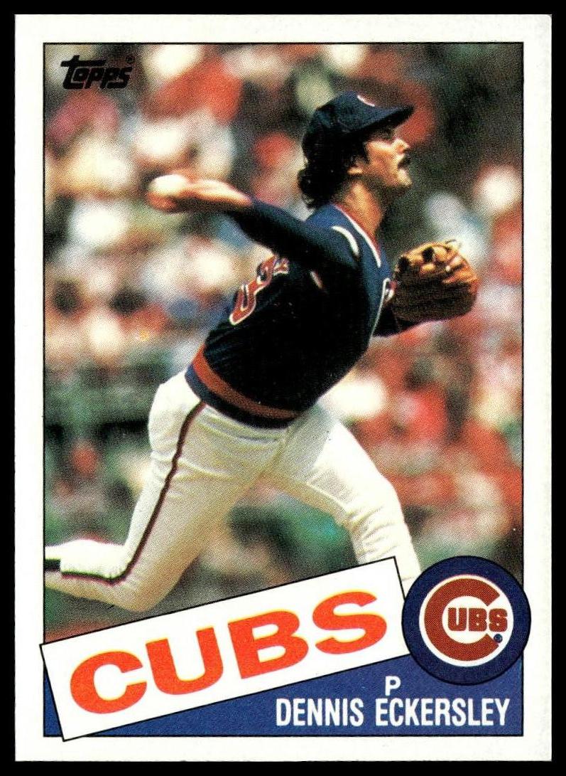 1985 Topps #163 Dennis Eckersley