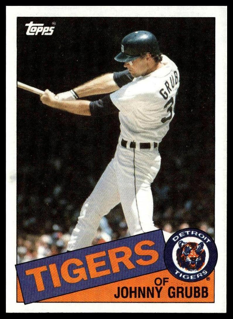 1985 Topps #643 Johnny Grubb