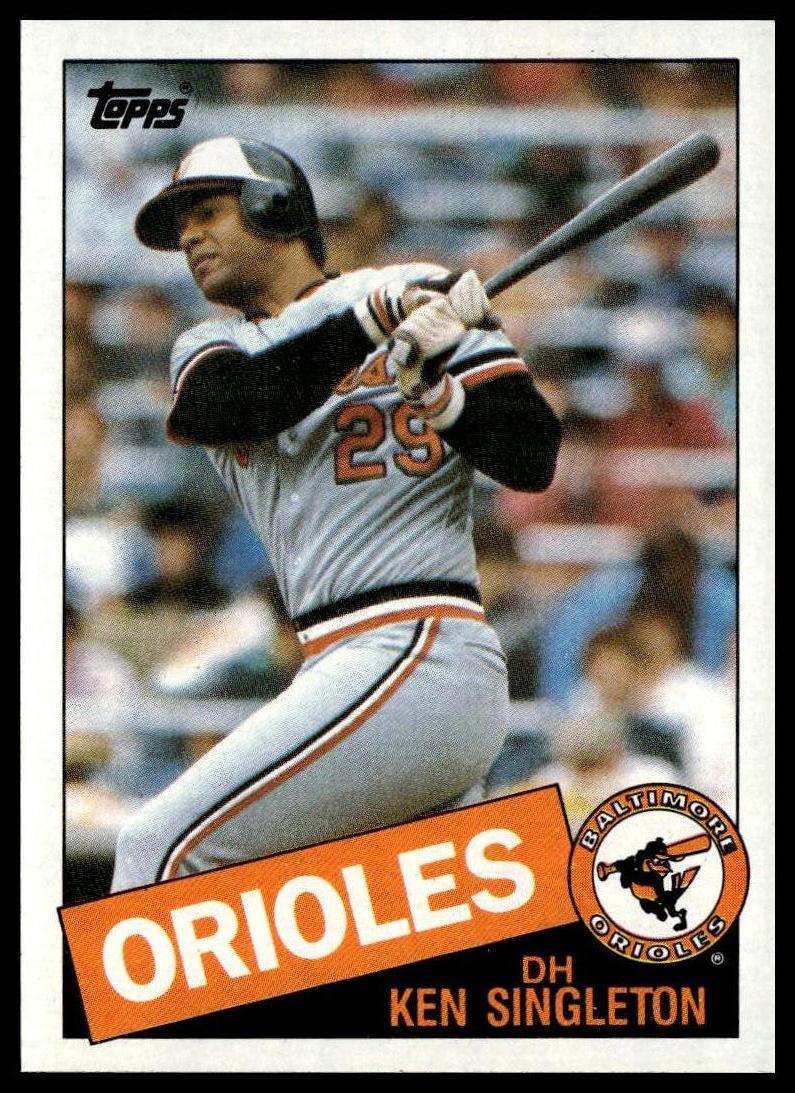 1985 Topps #755 Ken Singleton