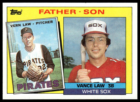 1985 Topps #137 Vern Law / Vance Law F&S