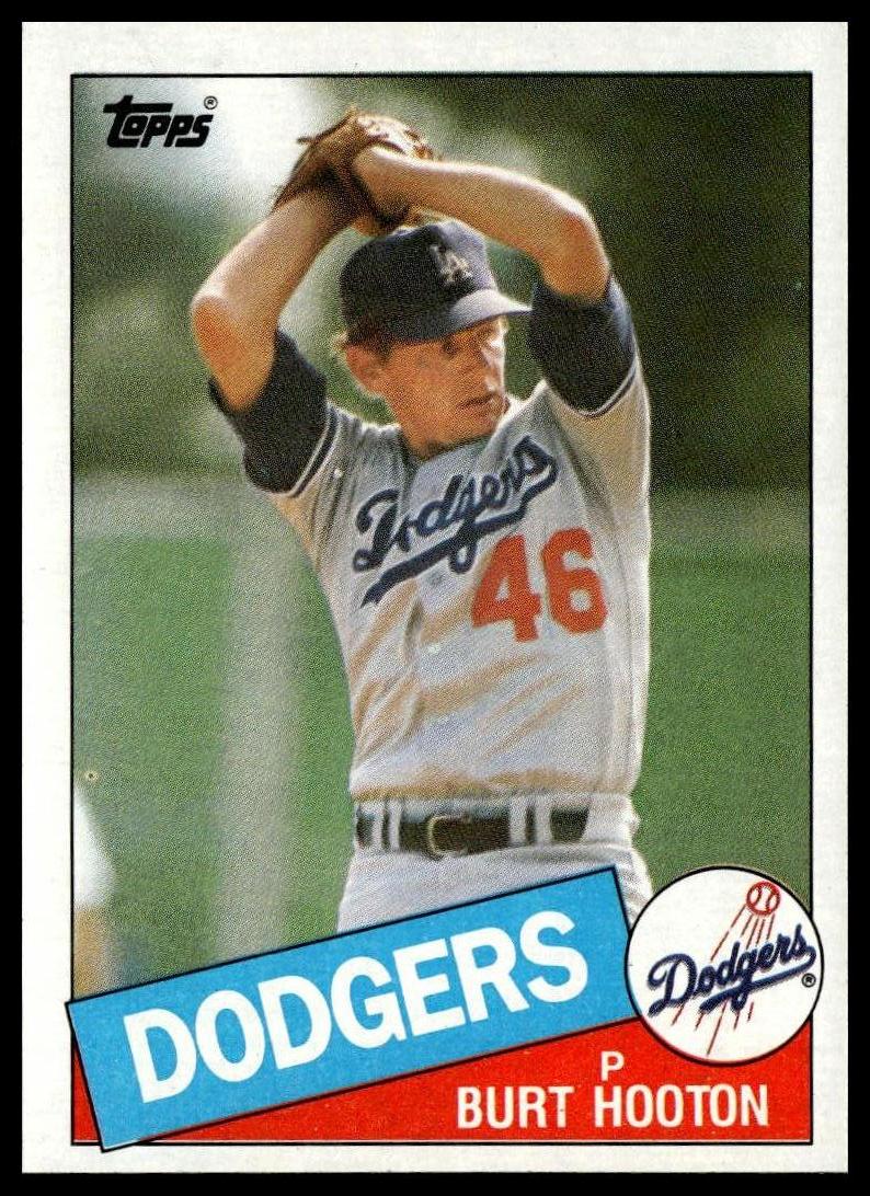 1985 Topps #201 Burt Hooton
