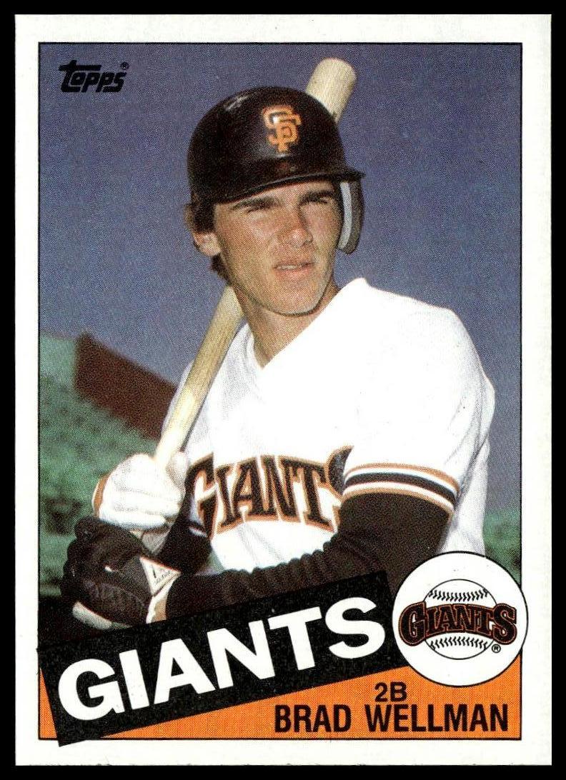 1985 Topps #409 Brad Wellman