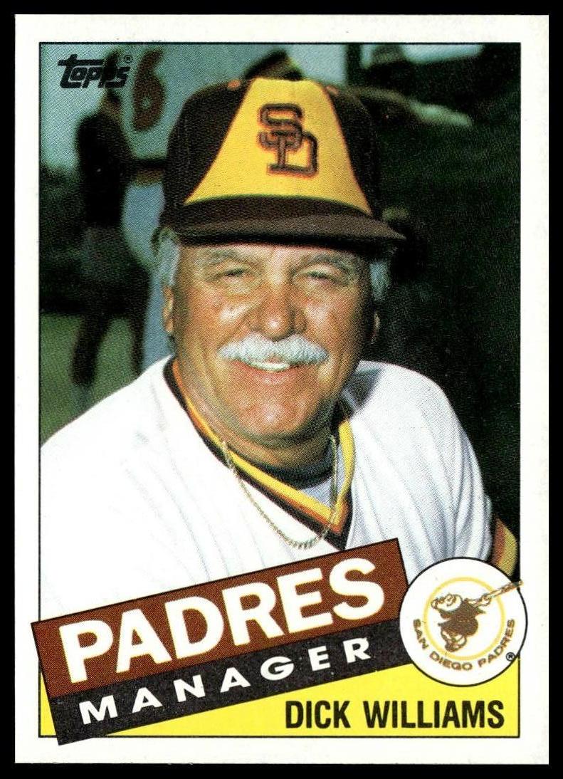 1985 Topps #66 Dick Williams