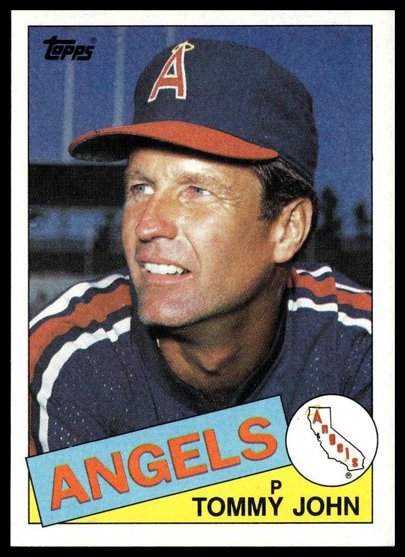 1985 Topps #179 Tommy John