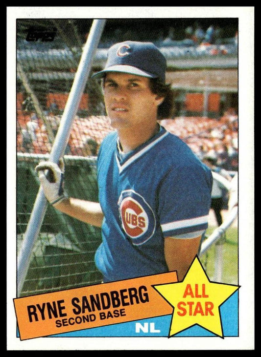 1985 Topps #713 Ryne Sandberg