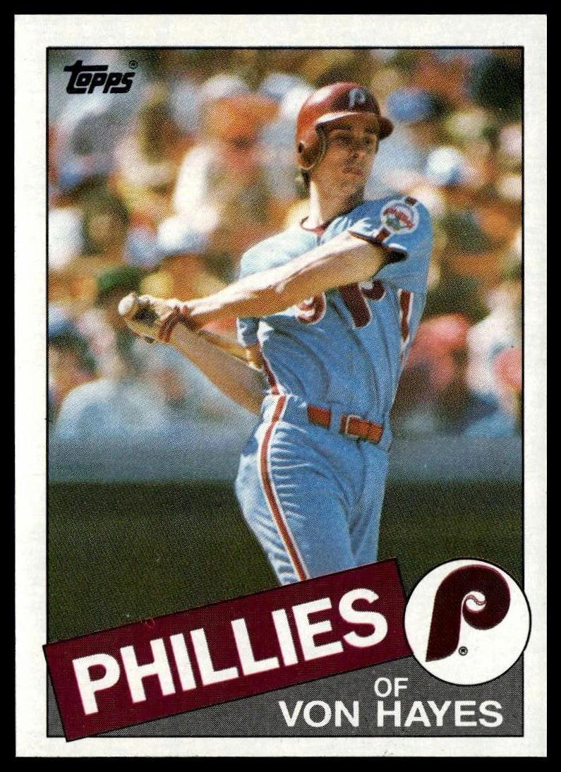 1985 Topps #68 Von Hayes