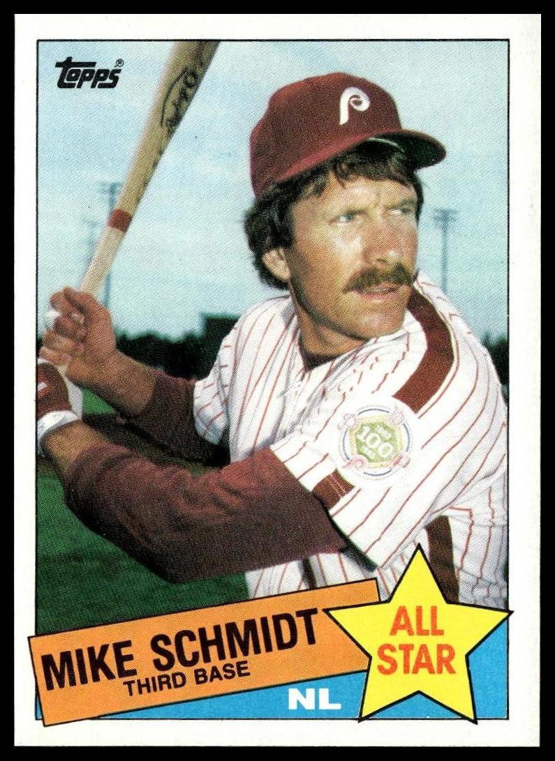 1985 Topps #714 Mike Schmidt