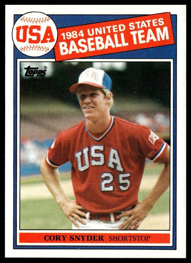 1985 Topps #403 Cory Snyder