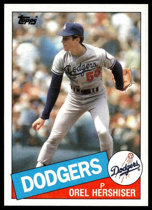 1985 Topps #493 Orel Hershiser