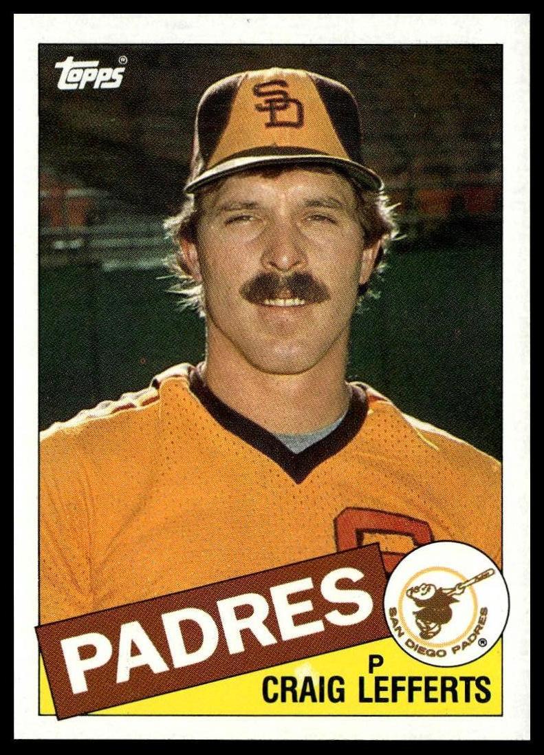 1985 Topps #608 Craig Lefferts