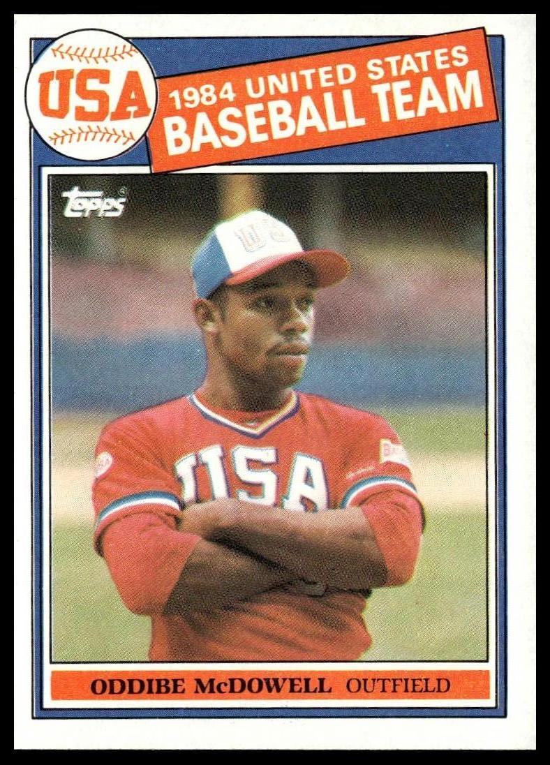 1985 Topps #400 Oddibe McDowell