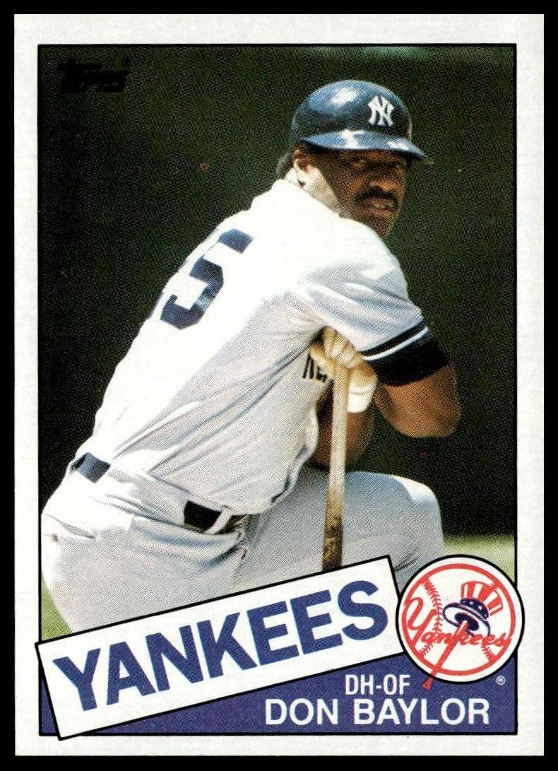 1985 Topps #70 Don Baylor