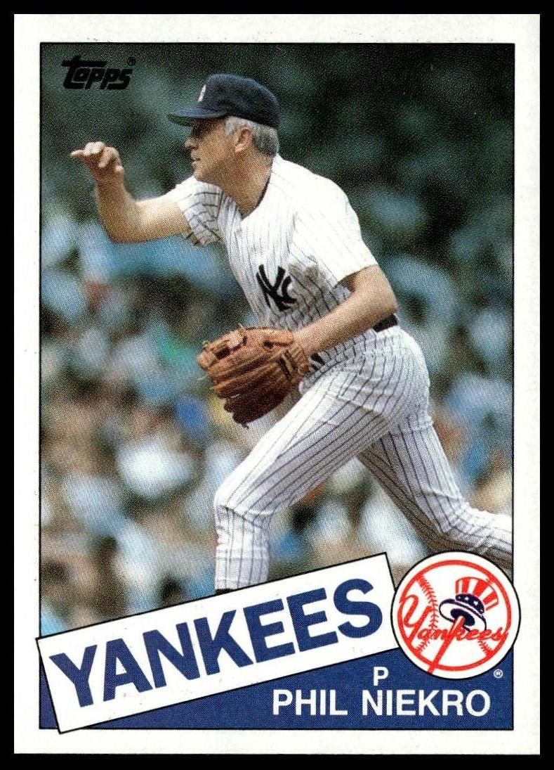 1985 Topps #40 Phil Niekro