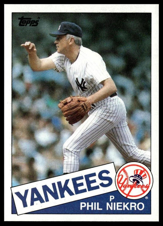 1985 Topps #40 Phil Niekro
