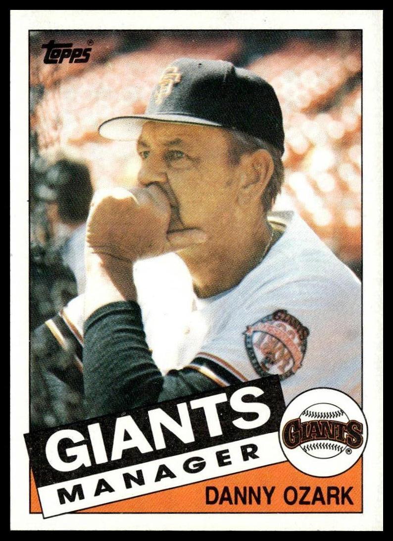 1985 Topps #365 Danny Ozark