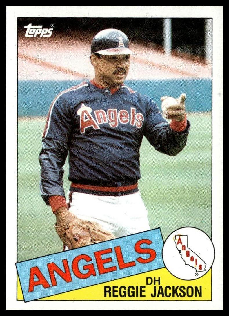 1985 Topps #200 Reggie Jackson