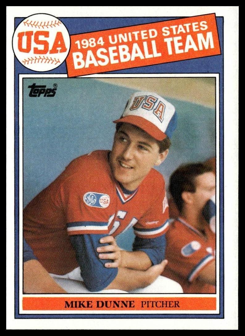 1985 Topps #395 Mike Dunne