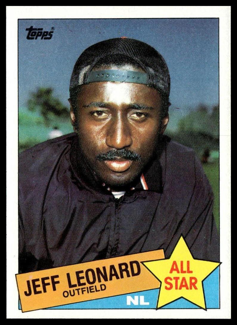 1985 Topps #718 Jeff Leonard