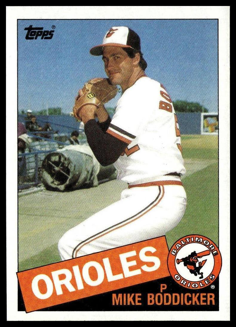 1985 Topps #225 Mike Boddicker