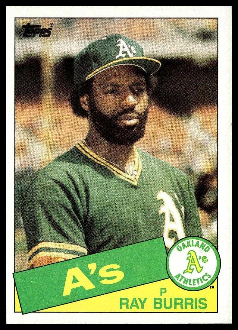 1985 Topps #758 Ray Burris