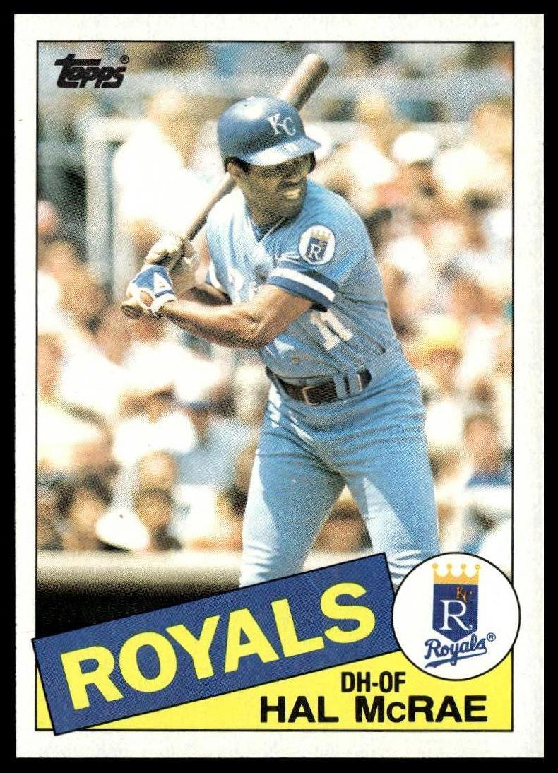 1985 Topps #773 Hal McRae