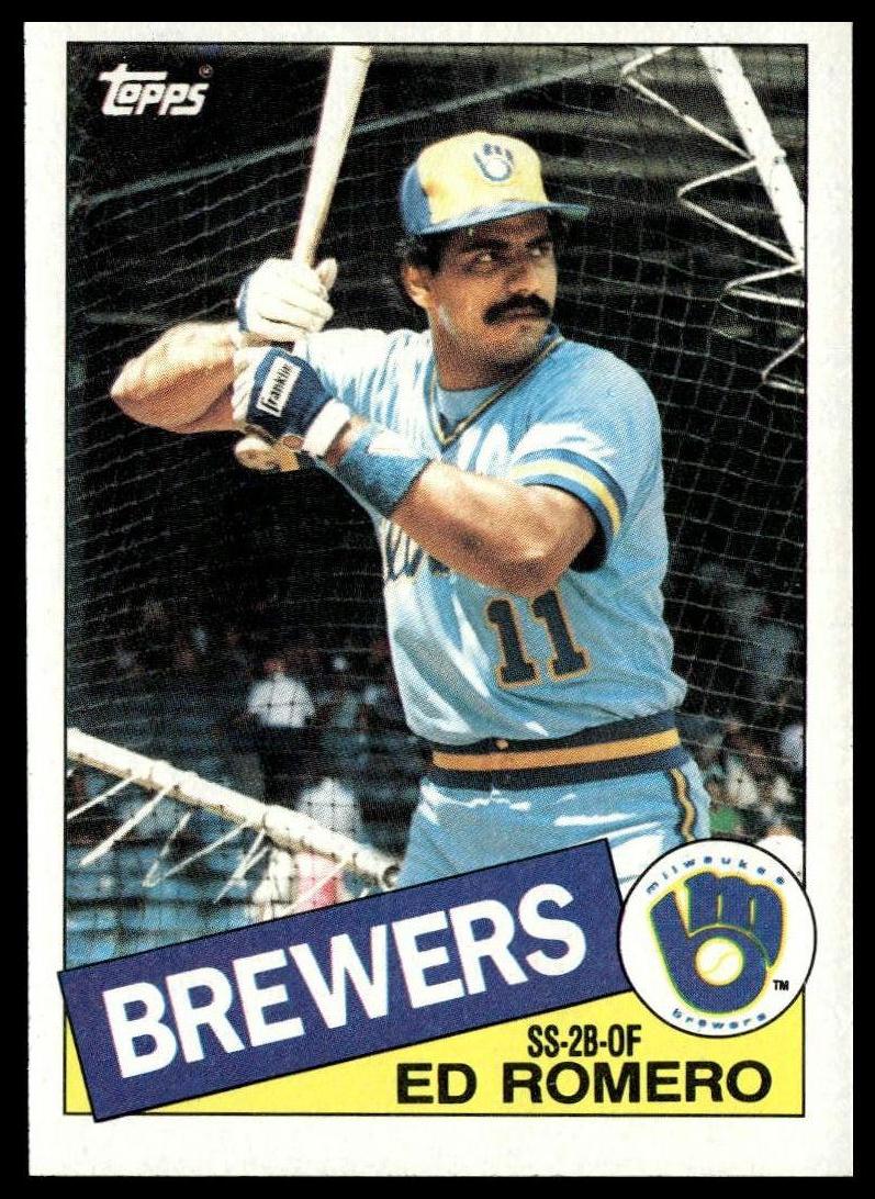 1985 Topps #498 Ed Romero