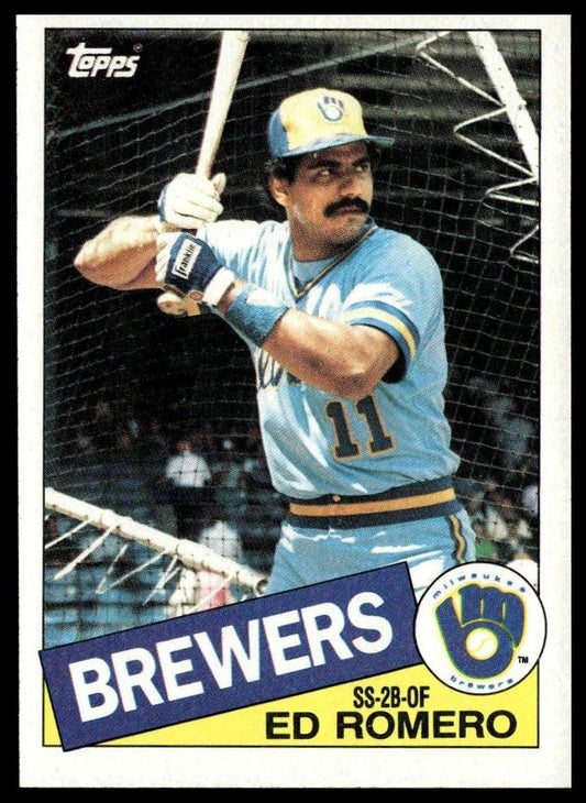 1985 Topps #498 Ed Romero