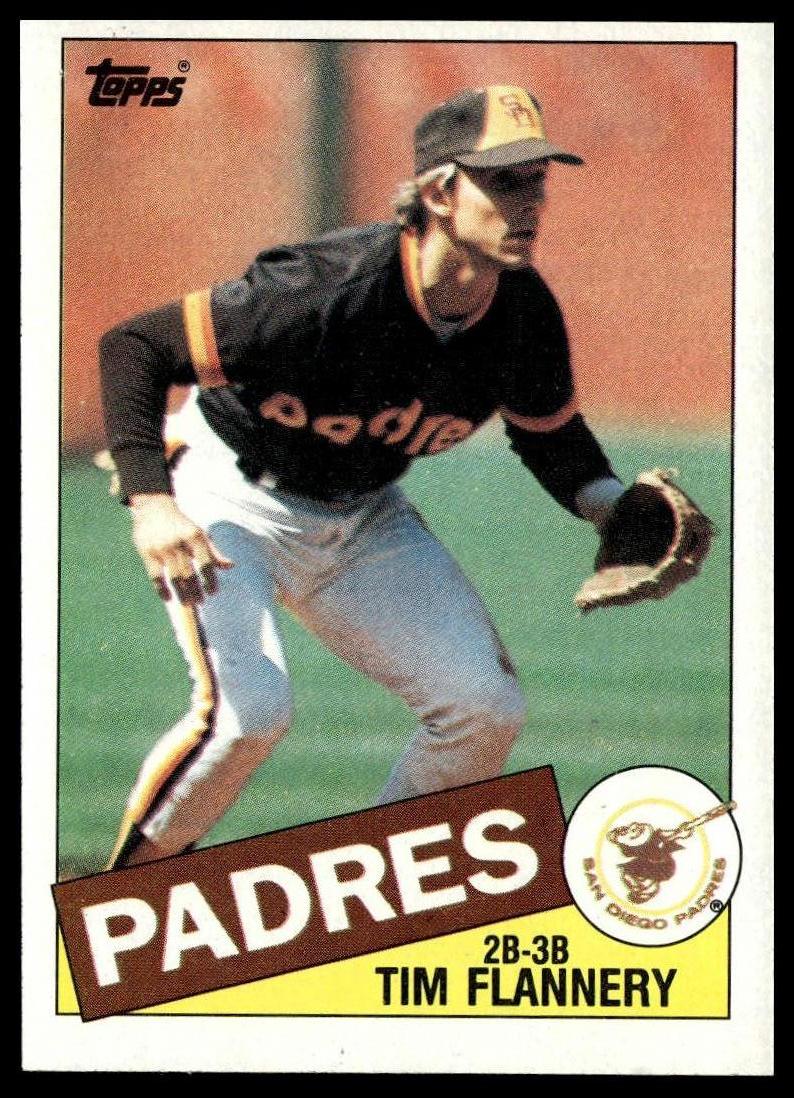 1985 Topps #182 Tim Flannery